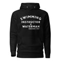 Swimming Instructor & Waterman California vintage graphic, printed on a SodaPop Cool hoodie.