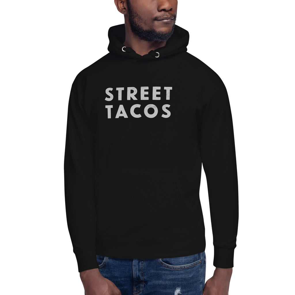 Street Tacos vintage graphic, printed on a SodaPop Cool hoodie.