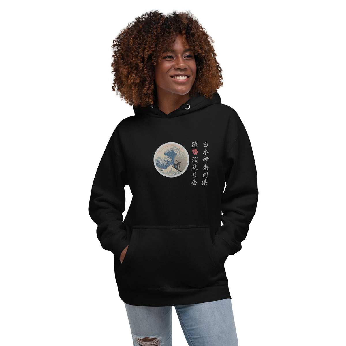 Lotus Surf Club Japan vintage graphic, printed on a SodaPop Cool hoodie.