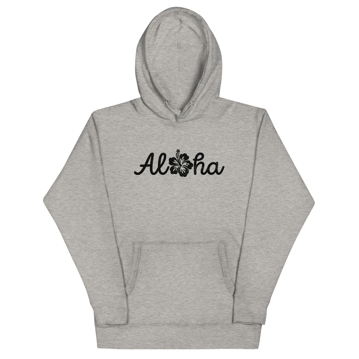 Aloha Hawaii Hibiscus Flower vintage graphic, printed on a SodaPop Cool hoodie.