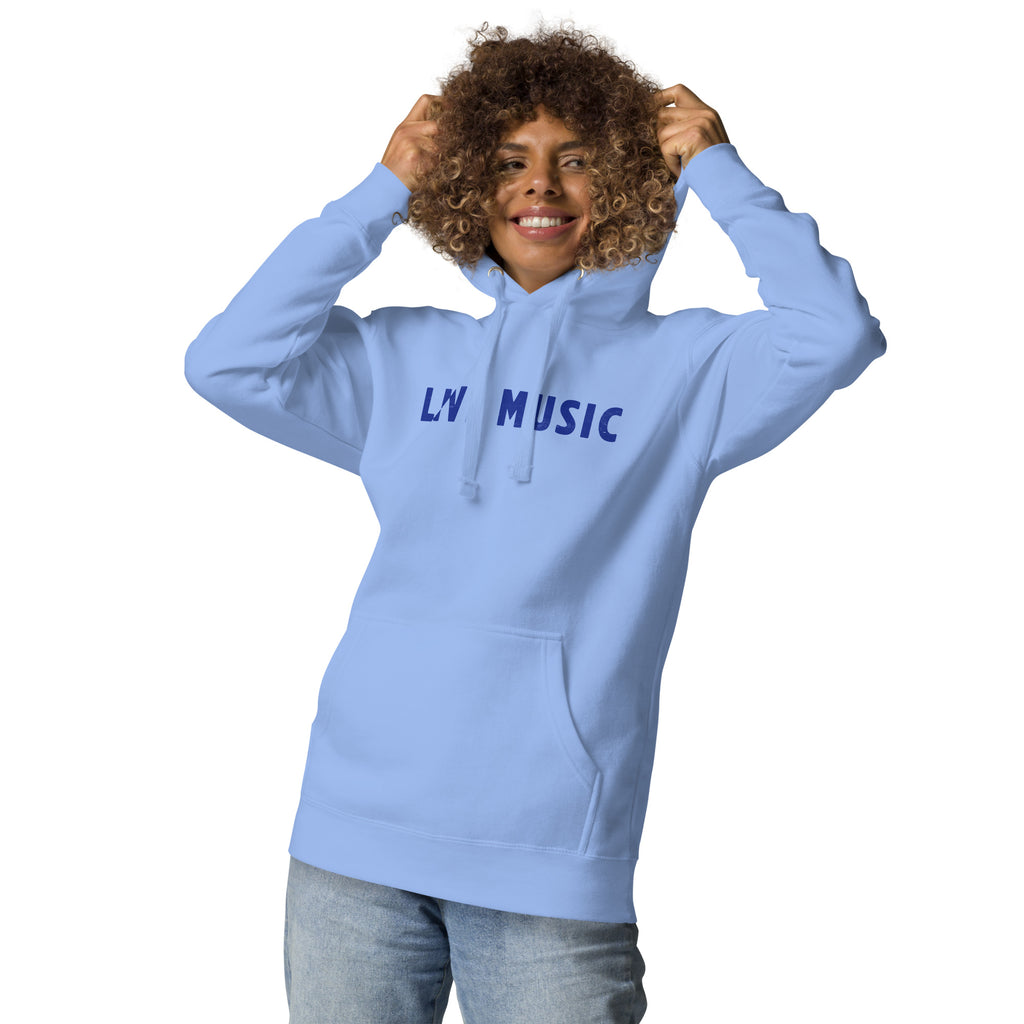 Live Music vintage graphic, printed on a SodaPop Cool hoodie.