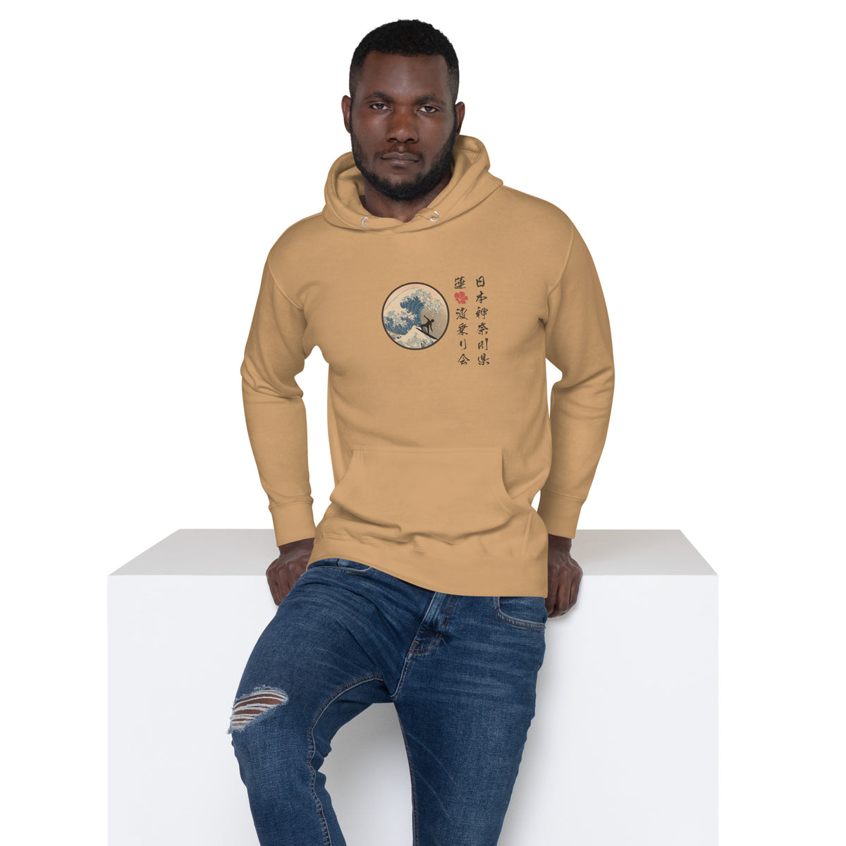 Lotus Surf Club Japan vintage graphic, printed on a SodaPop Cool hoodie.