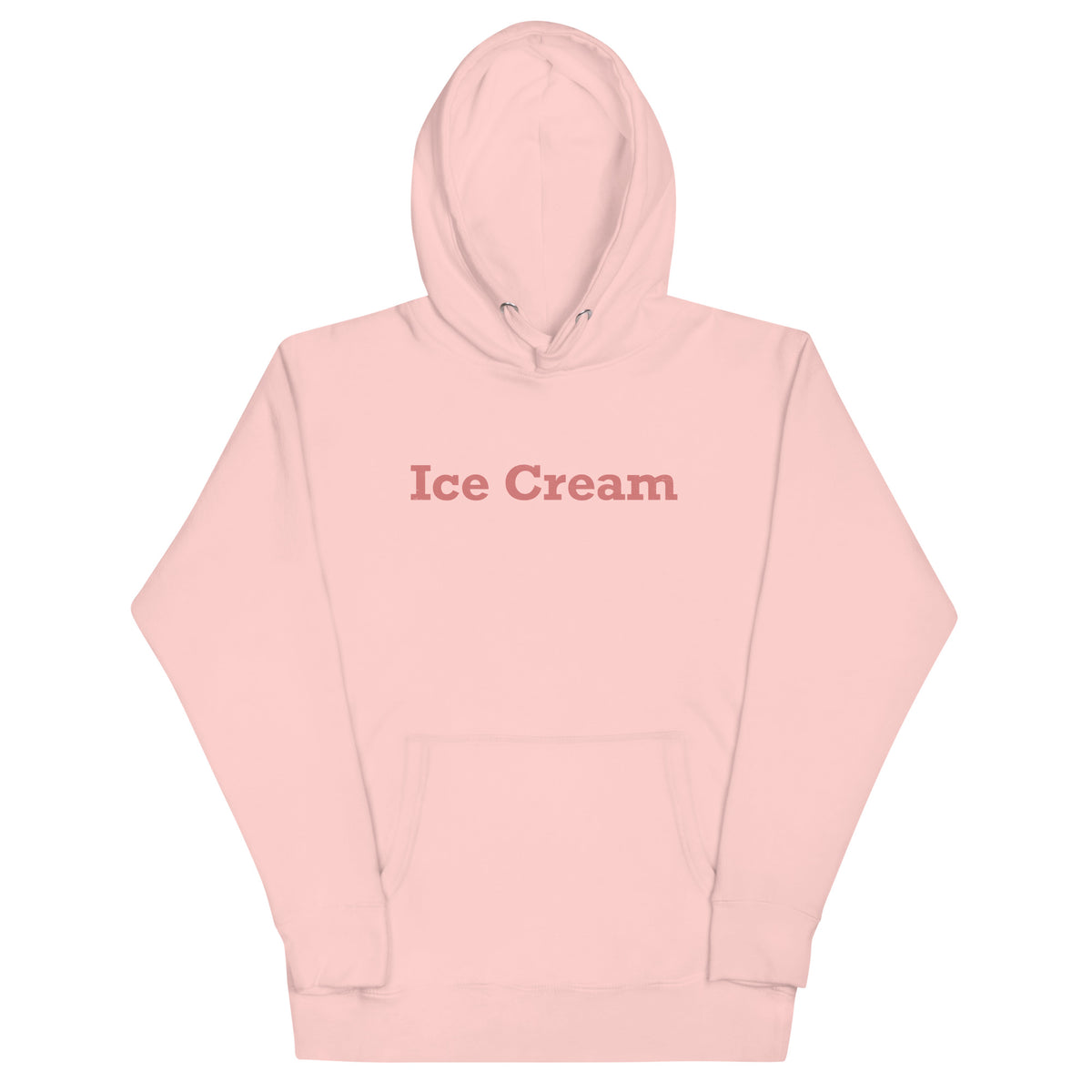 Ice Cream vintage graphic, printed on a SodaPop Cool hoodie.