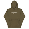 Engineer vintage graphic, printed on a SodaPop Cool hoodie.