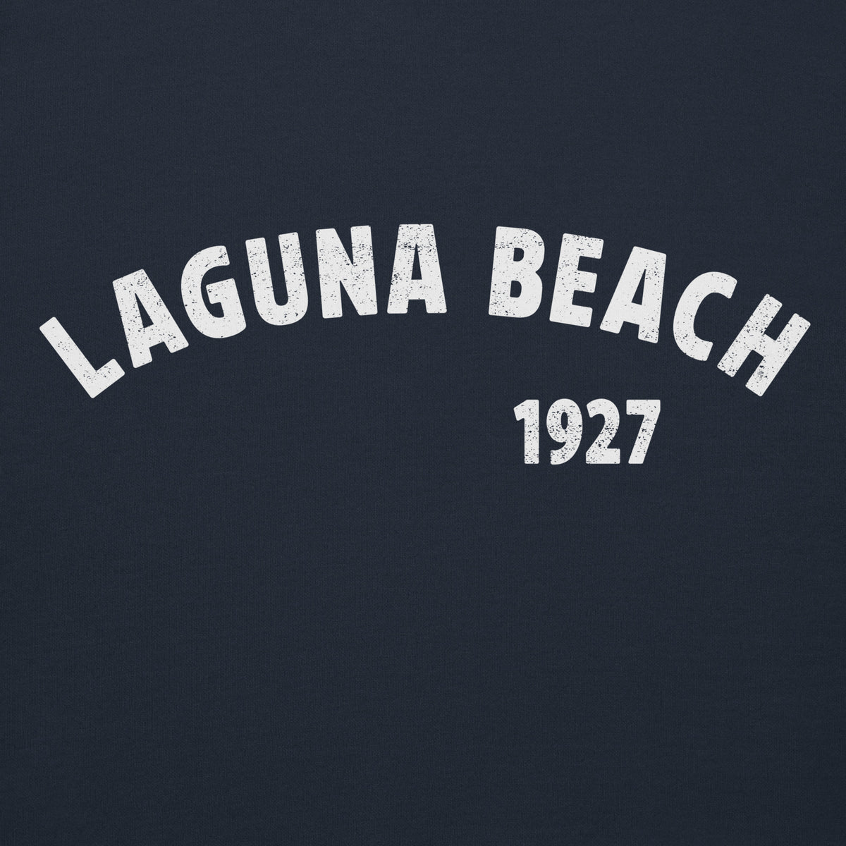 Laguna Beach 1927 California vintage graphic, printed on a SodaPop Cool hoodie.
