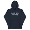 El Capitan State Beach California vintage graphic, printed on a SodaPop Cool hoodie.