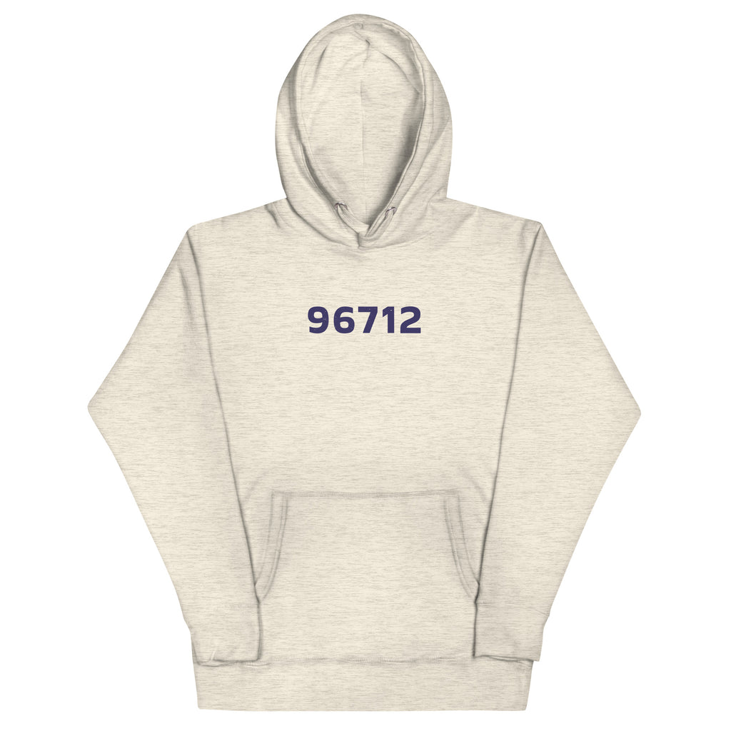 North Shore O'ahu Hawaii Zip 96712 vintage graphic, printed on a SodaPop Cool hoodie.