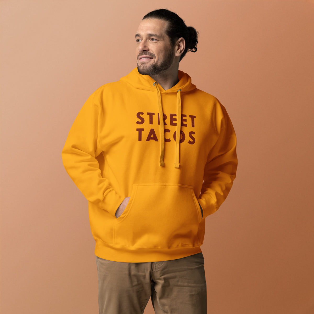 Street Tacos vintage graphic, printed on a SodaPop Cool hoodie.