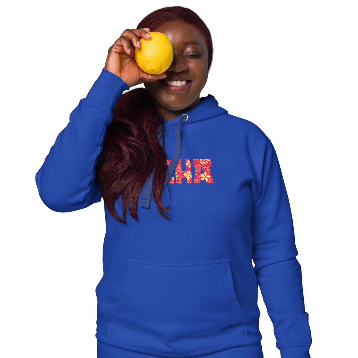 Aloha Hawaii Billboard Flowers vintage graphic, printed on a SodaPop Cool hoodie.