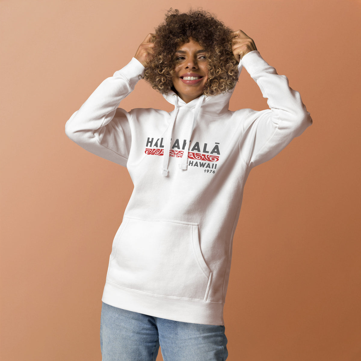 Haleakala Hawaii Park 1976 vintage graphic, printed on a SodaPop Cool hoodie.