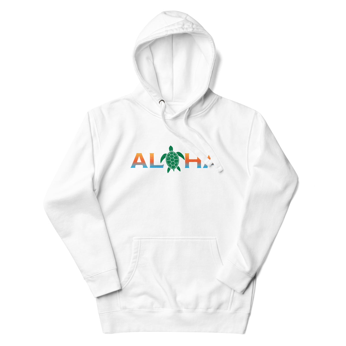 Aloha Hawaii Turtle vintage graphic, printed on a SodaPop Cool hoodie.