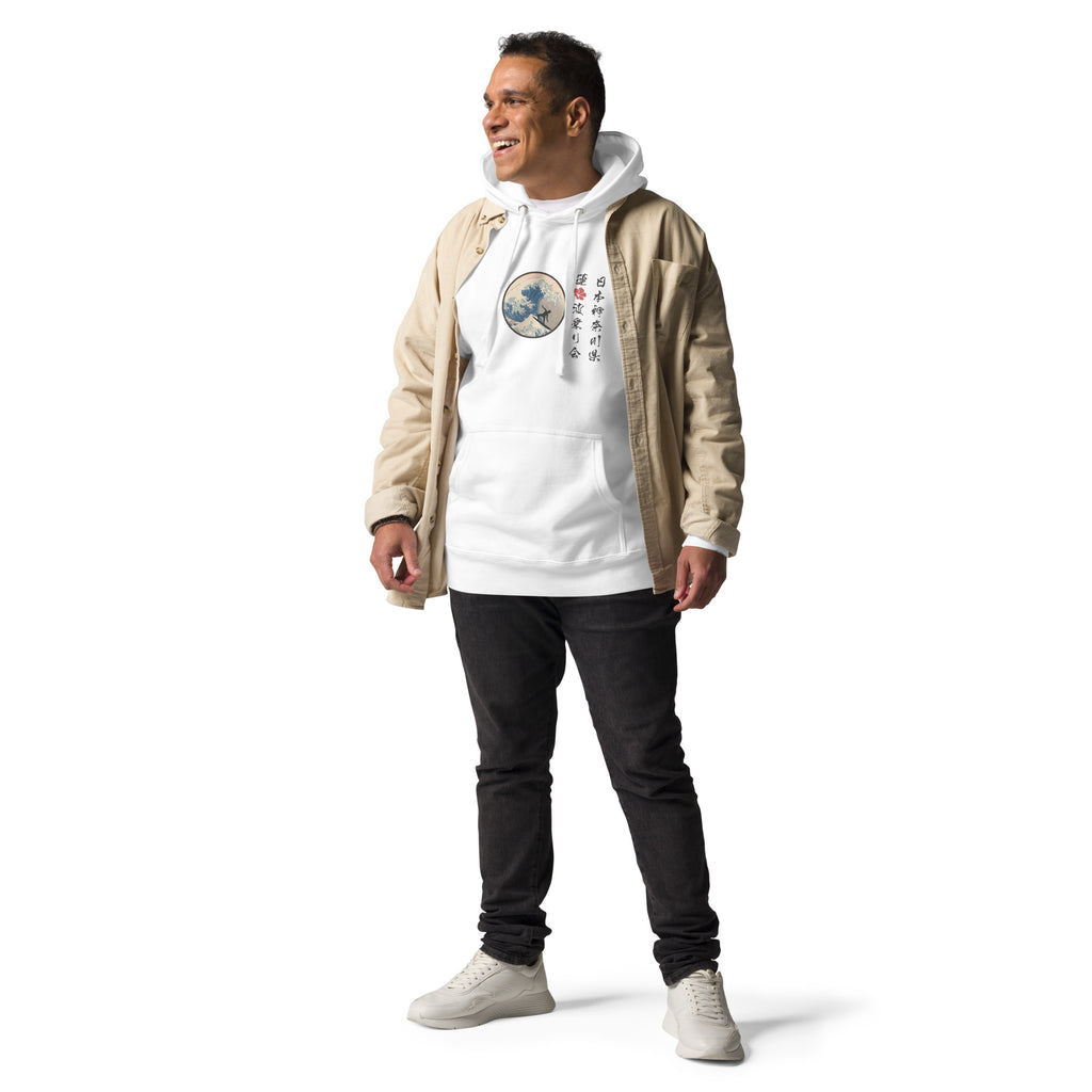 Lotus Surf Club Japan vintage graphic, printed on a SodaPop Cool hoodie.