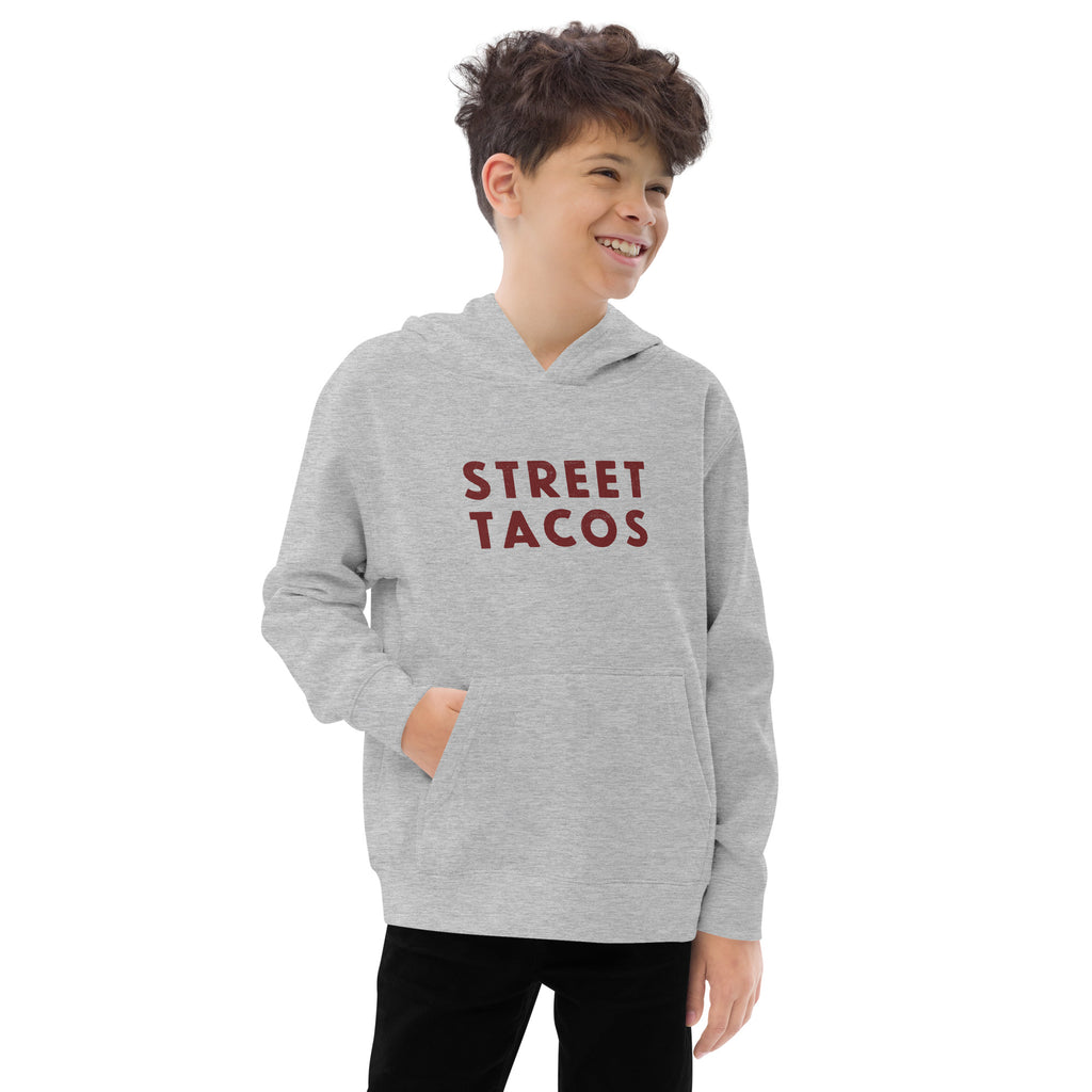 Street Tacos vintage graphic, printed on a SodaPop Cool kids hoodie.