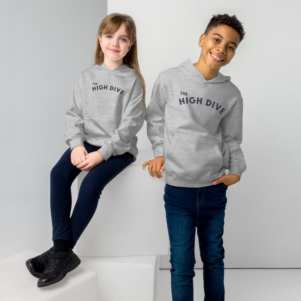 The High Dive vintage graphic, printed on a SodaPop Cool kids hoodie.
