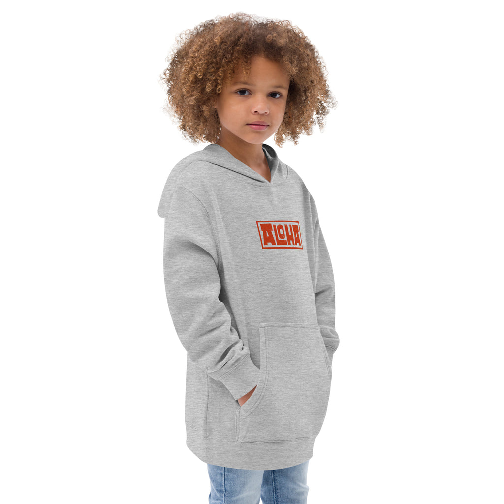 Aloha Hawaii Billboard vintage graphic, printed on a SodaPop Cool kids hoodie.