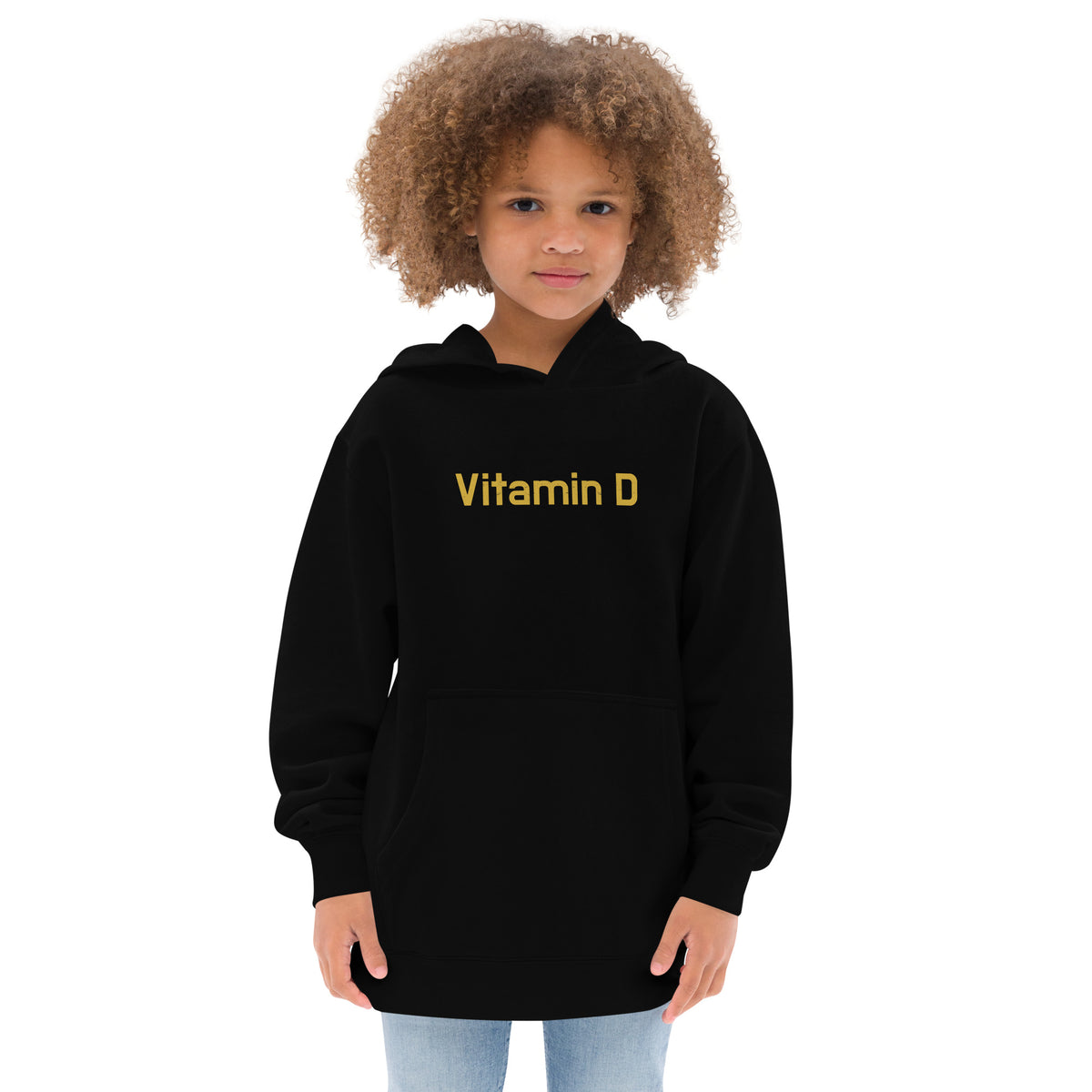 Vitamin D vintage graphic, printed on a SodaPop Cool kids hoodie.