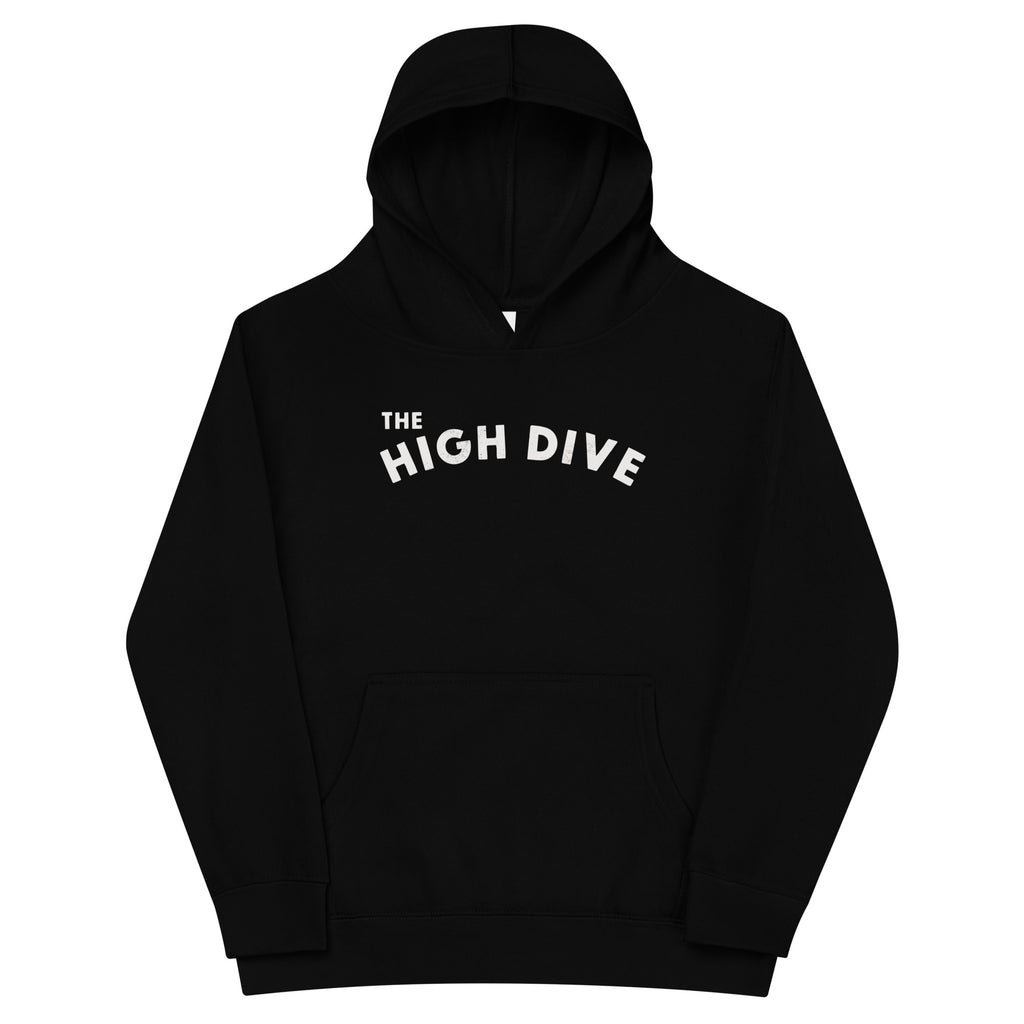 The High Dive vintage graphic, printed on a SodaPop Cool kids hoodie.