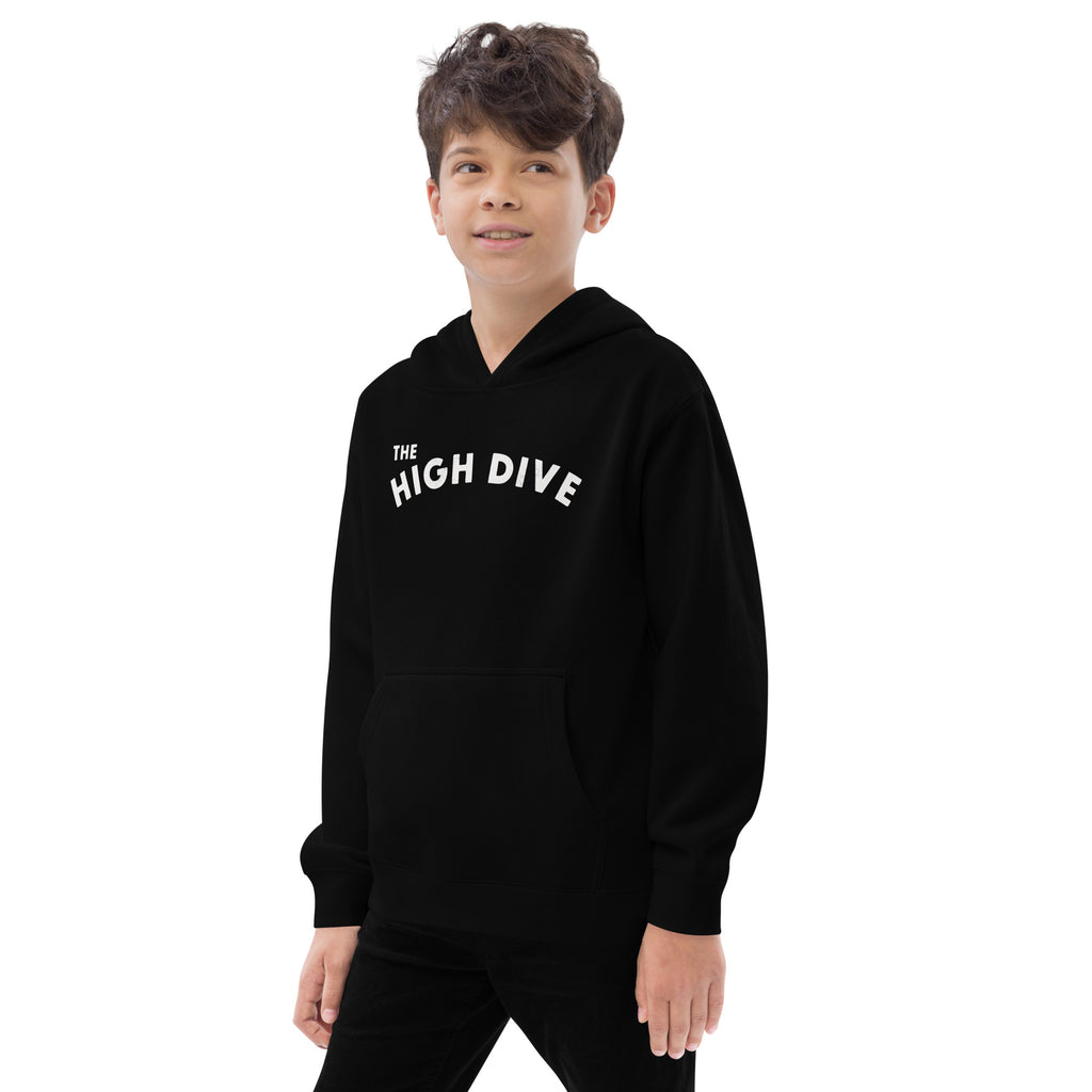 The High Dive vintage graphic, printed on a SodaPop Cool kids hoodie.