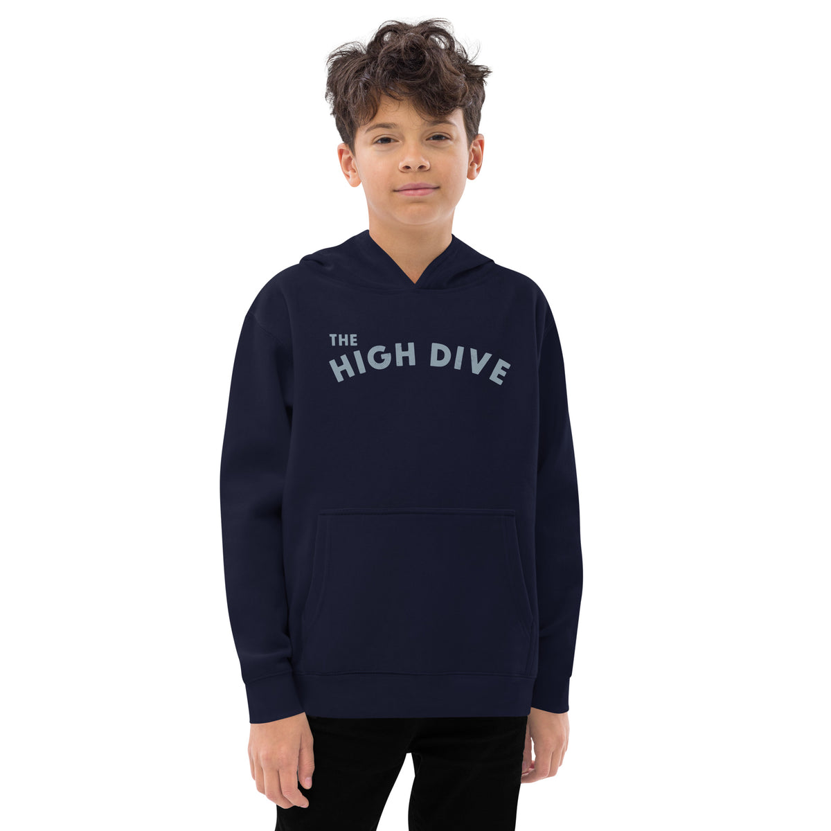 The High Dive vintage graphic, printed on a SodaPop Cool kids hoodie.