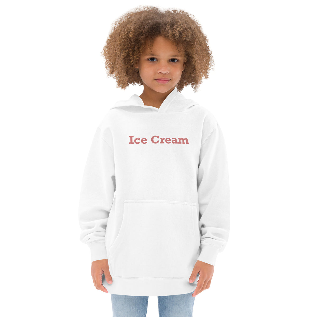 Ice Cream vintage graphic, printed on a SodaPop Cool kids hoodie.