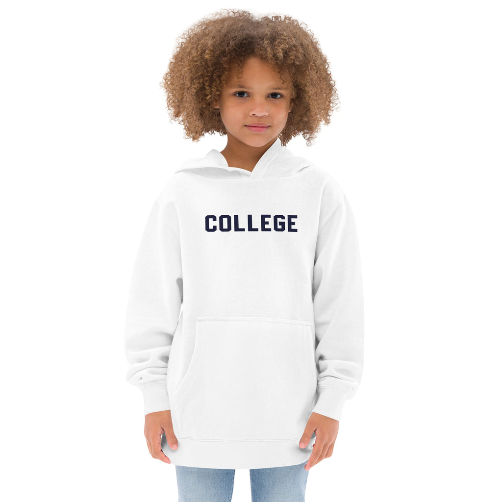 College vintage graphic, printed on a SodaPop Cool kids hoodie.