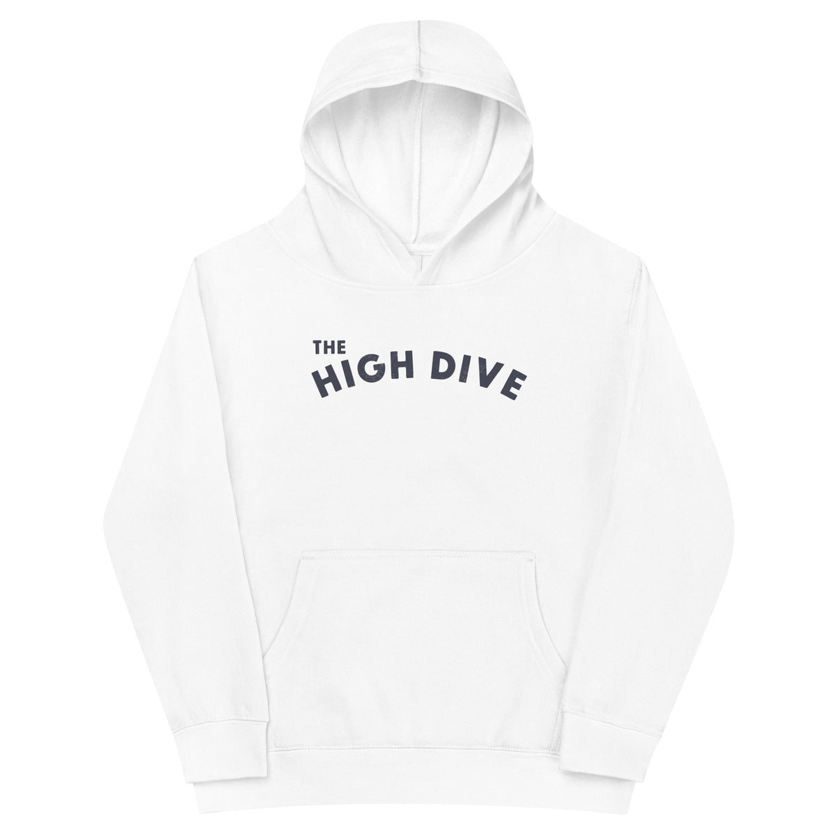 The High Dive vintage graphic, printed on a SodaPop Cool kids hoodie.