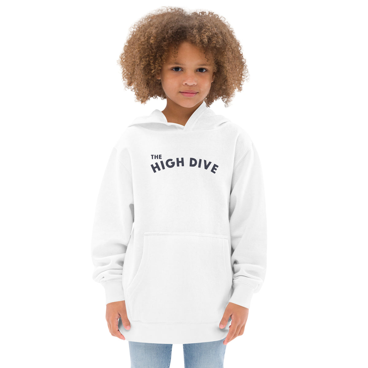 The High Dive vintage graphic, printed on a SodaPop Cool kids hoodie.