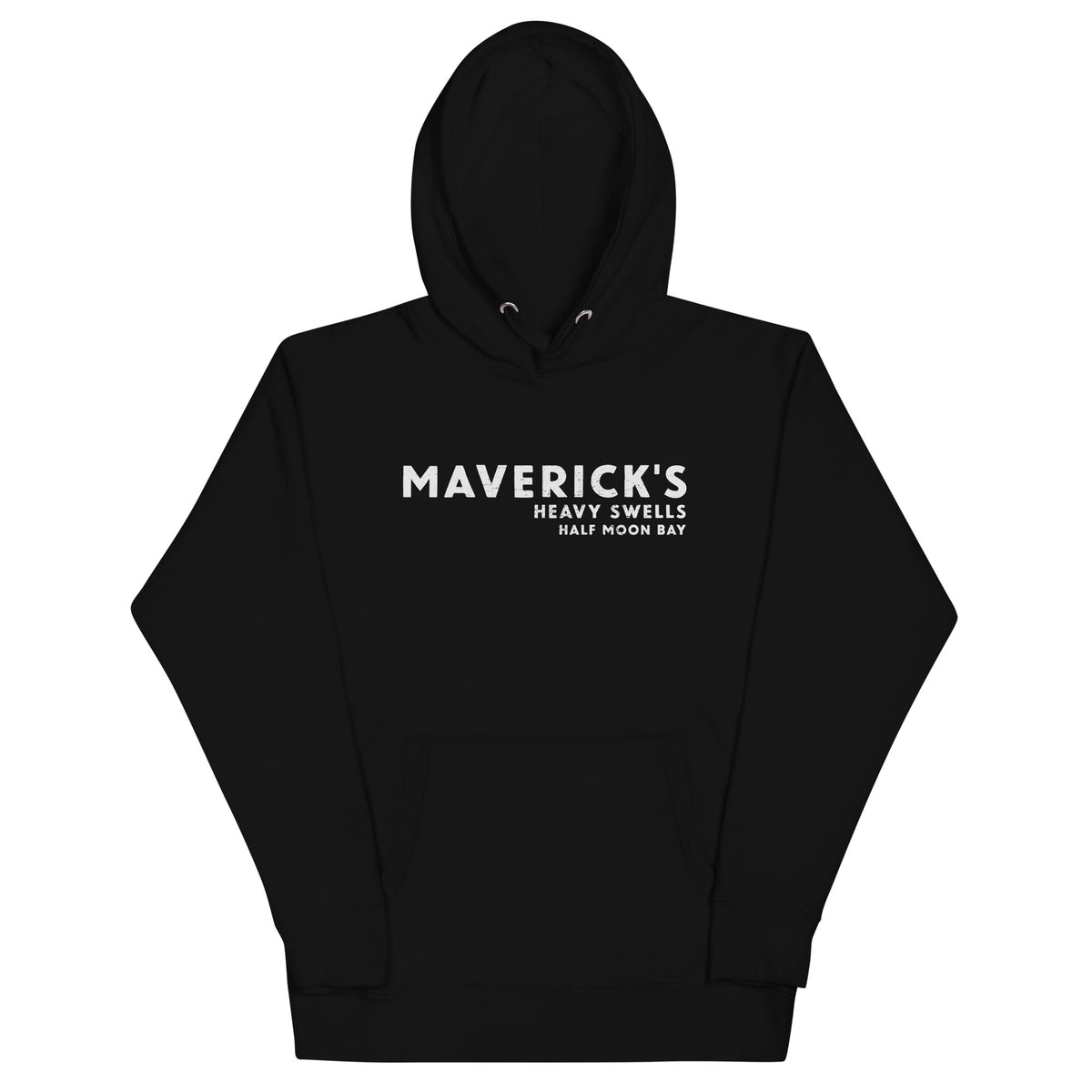 Maverick's Surfing California vintage graphic, printed on a SodaPop Cool hoodie.