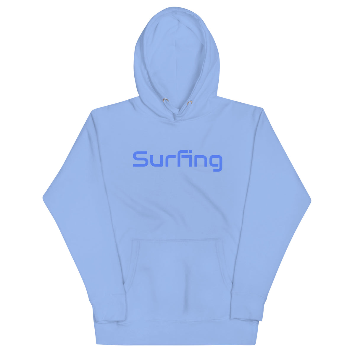 Surfing vintage graphic, printed on a SodaPop Cool hoodie.