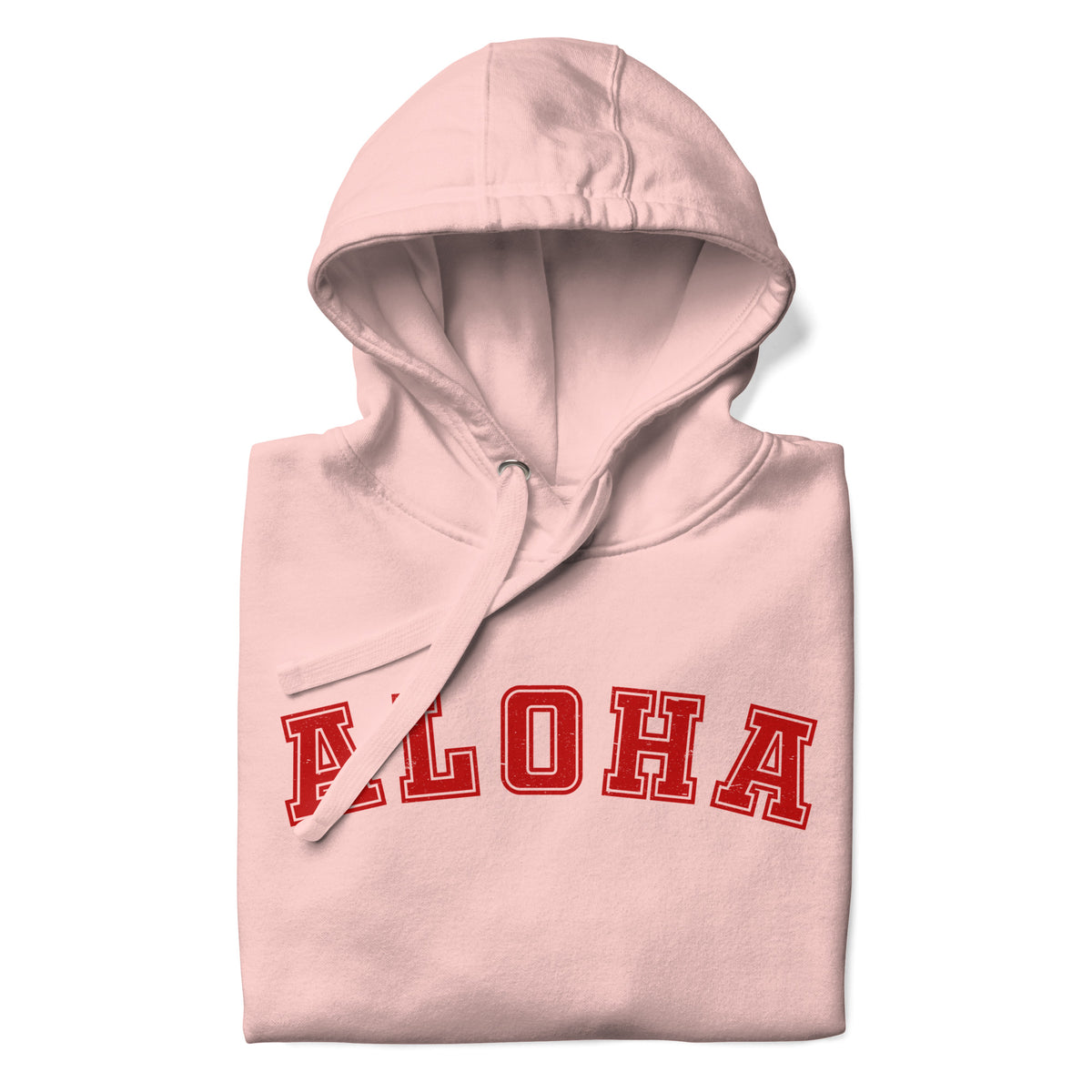 Aloha Hawaii Block vintage graphic, printed on a SodaPop Cool hoodie.