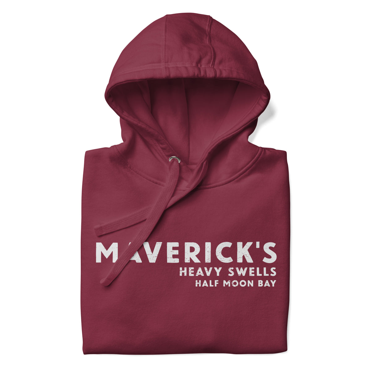 Maverick's Surfing California vintage graphic, printed on a SodaPop Cool hoodie.