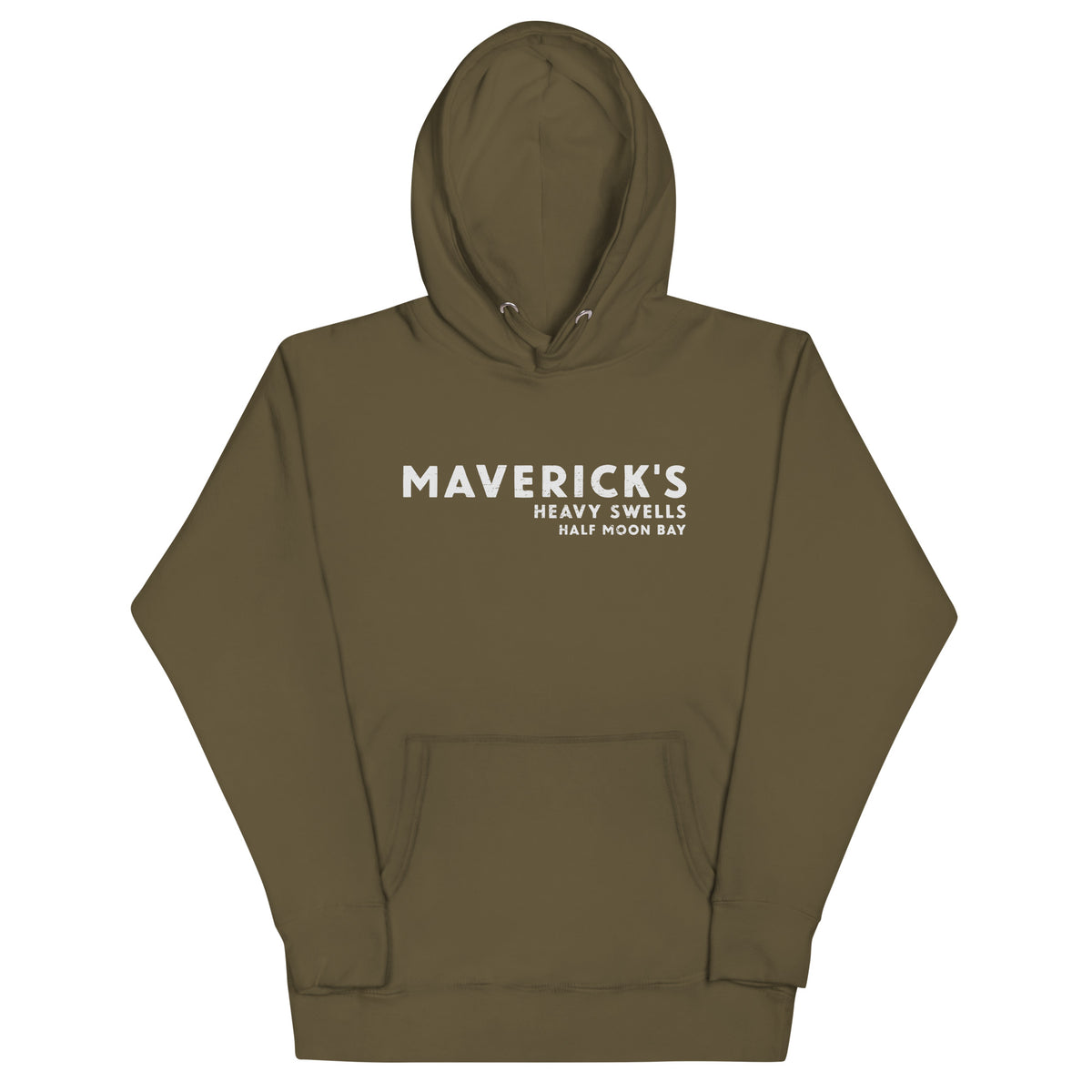 Maverick's Surfing California vintage graphic, printed on a SodaPop Cool hoodie.