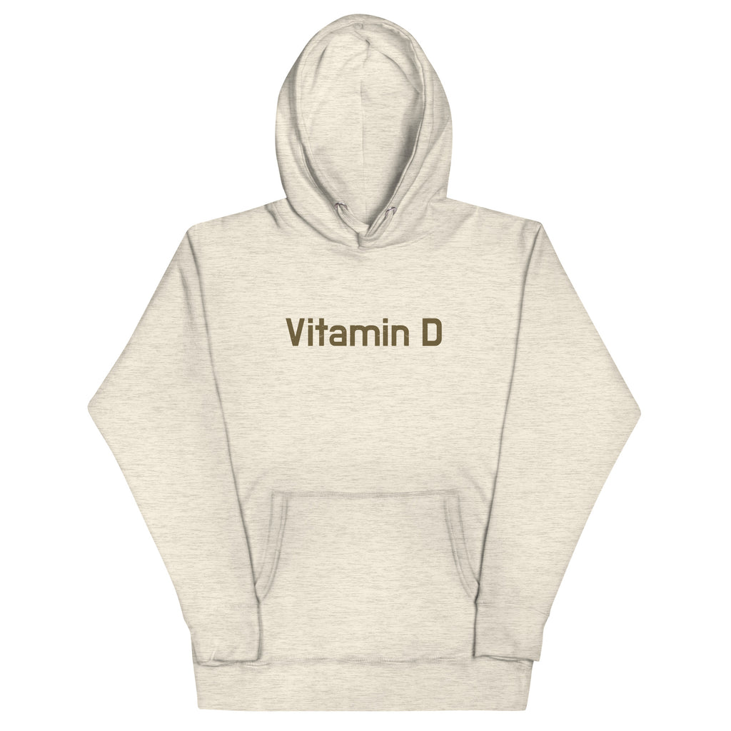 Vitamin D vintage graphic, printed on a SodaPop Cool hoodie.