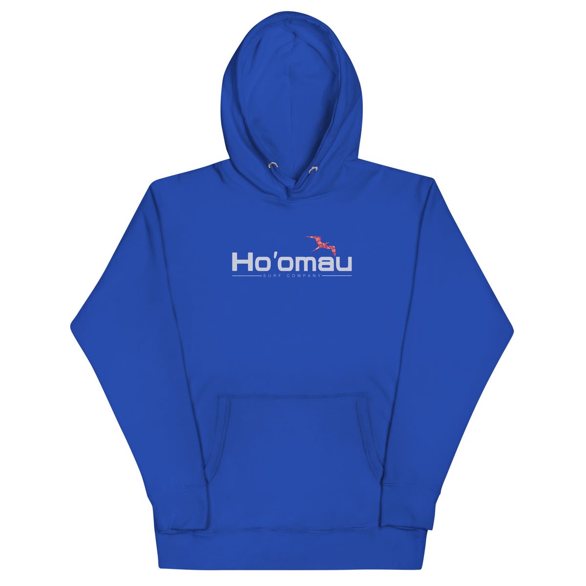 Ho'omau Surf Company Hawaii vintage graphic, printed on a SodaPop Cool hoodie.