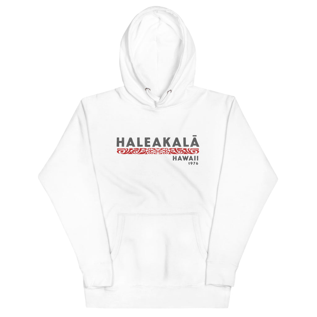 Haleakala Hawaii Park 1976 vintage graphic, printed on a SodaPop Cool hoodie.