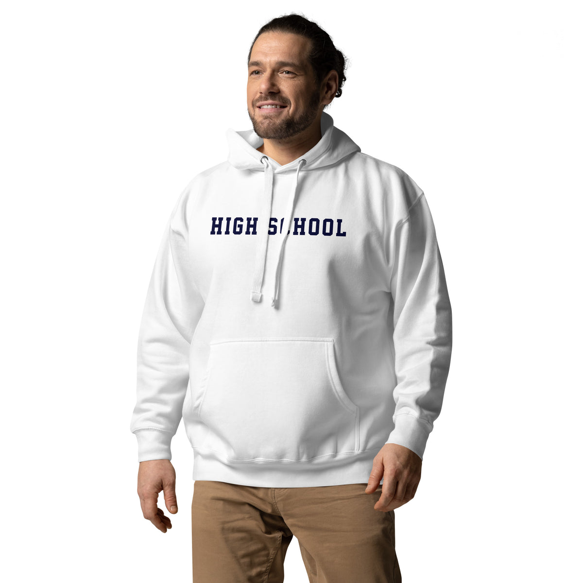 High School vintage graphic, printed on a SodaPop Cool hoodie.