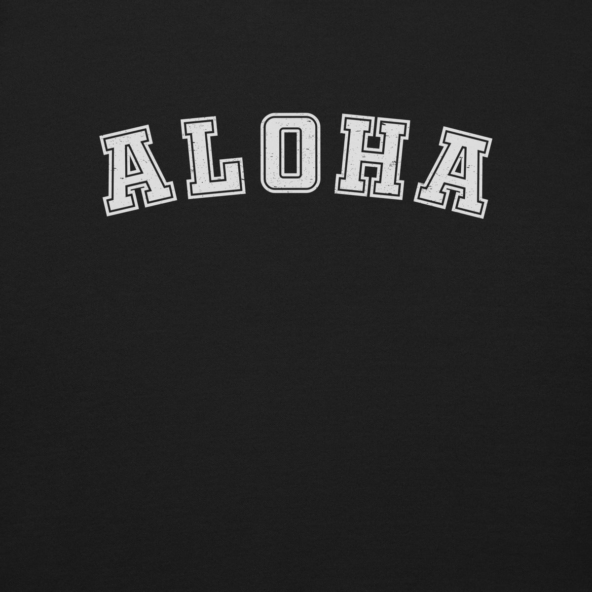 Aloha Hawaii Block vintage graphic, printed on a SodaPop Cool crew sweatshirt.