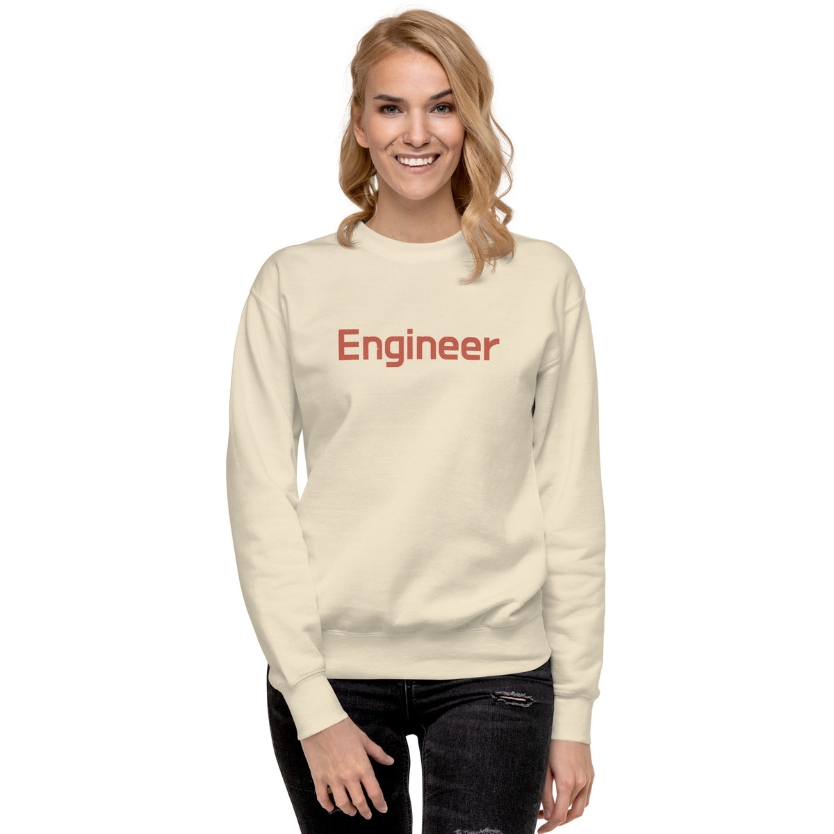 Engineer vintage graphic, printed on a SodaPop Cool crew sweatshirt.