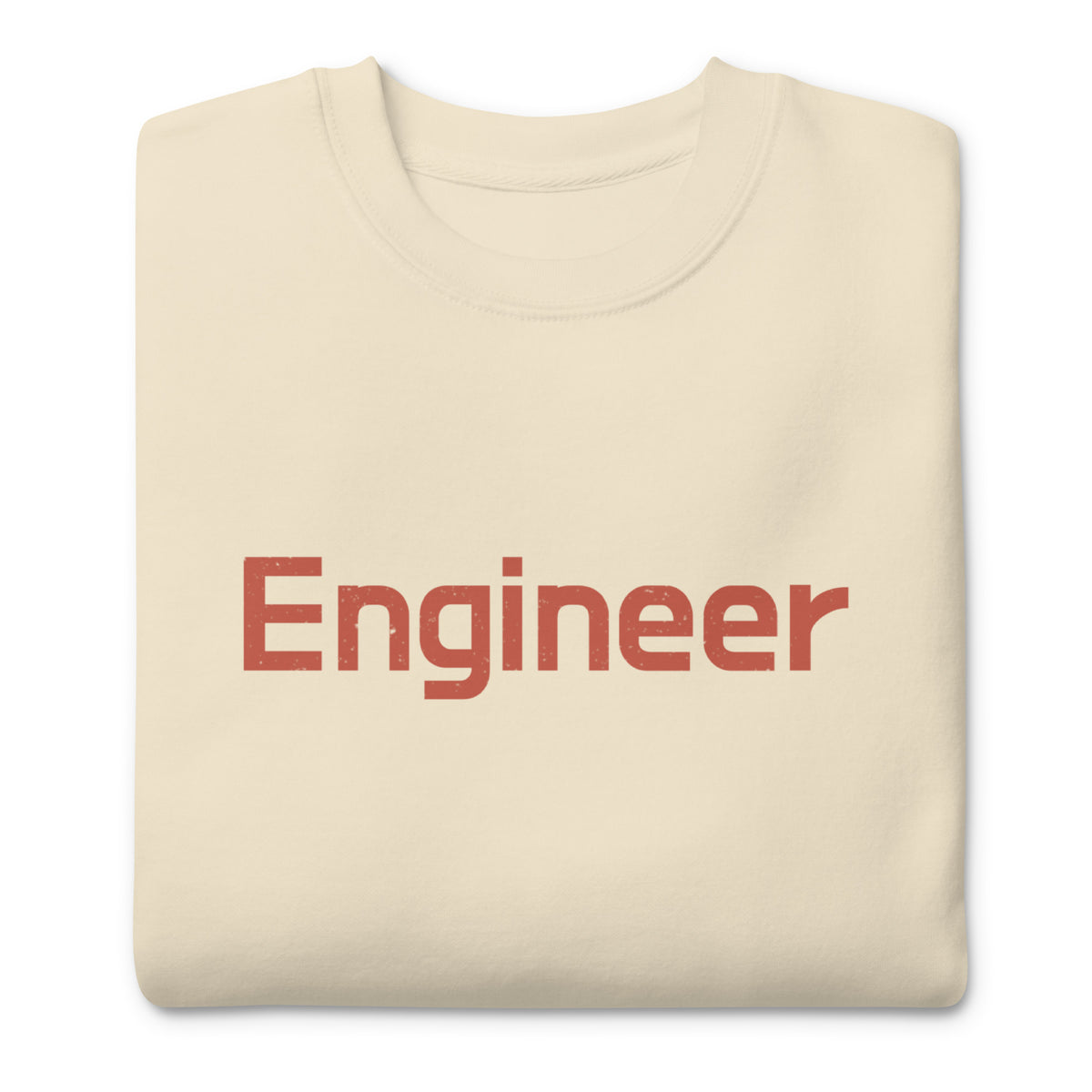 Engineer vintage graphic, printed on a SodaPop Cool crew sweatshirt.
