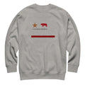 California Original Flag vintage graphic, printed on a SodaPop Cool crew sweatshirt.