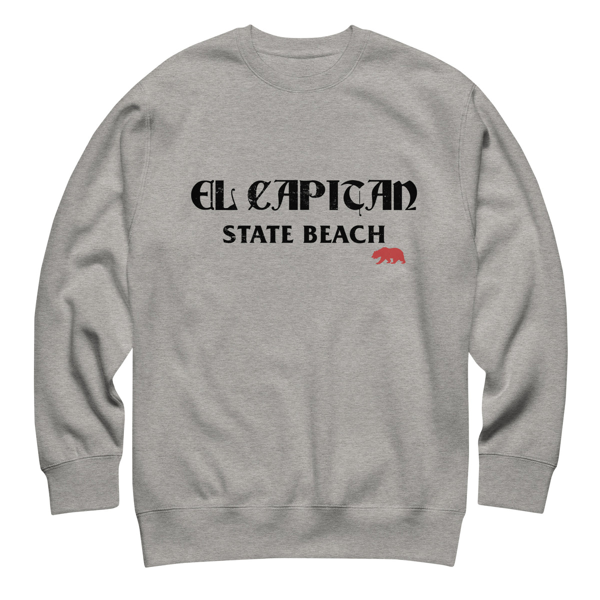 El Capitan State Beach California vintage graphic, printed on a SodaPop Cool crew sweatshirt.