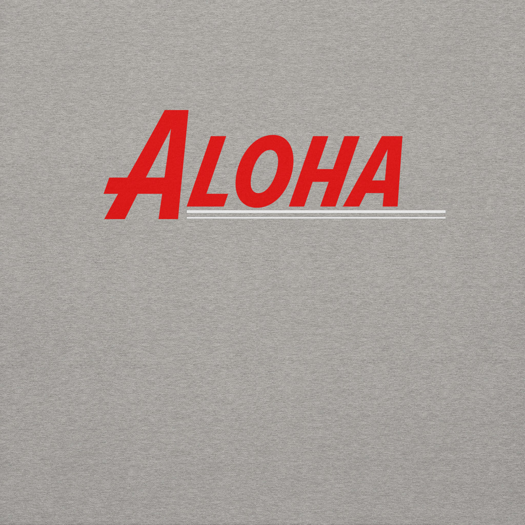 Aloha Hawaii Retro vintage graphic, printed on a SodaPop Cool crew sweatshirt.