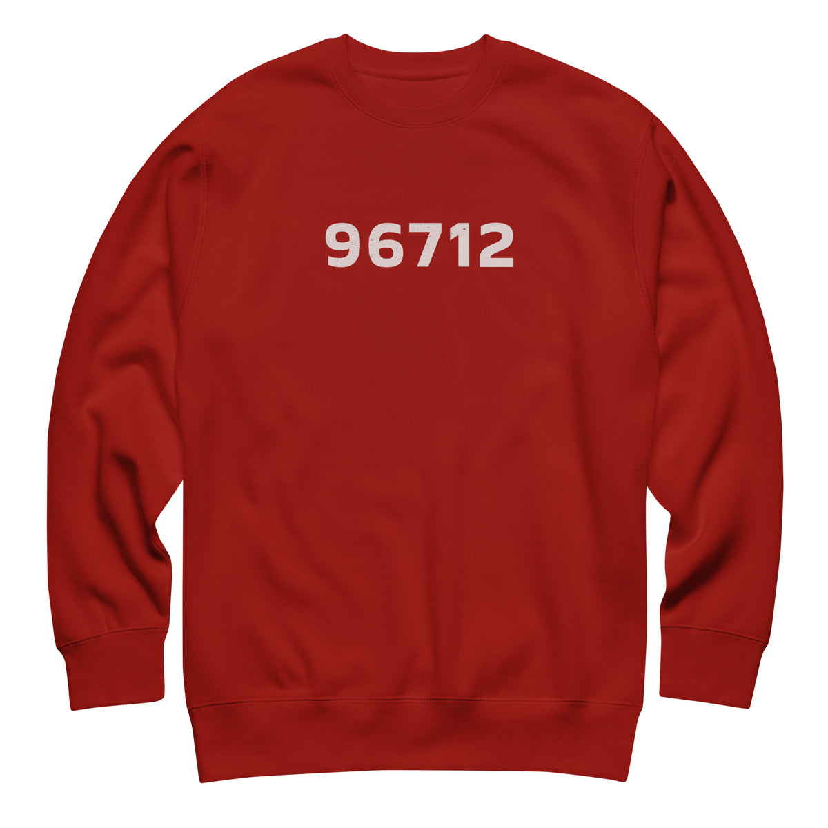 North Shore O'ahu Hawaii Zip 96712 vintage graphic, printed on a SodaPop Cool crew sweatshirt.