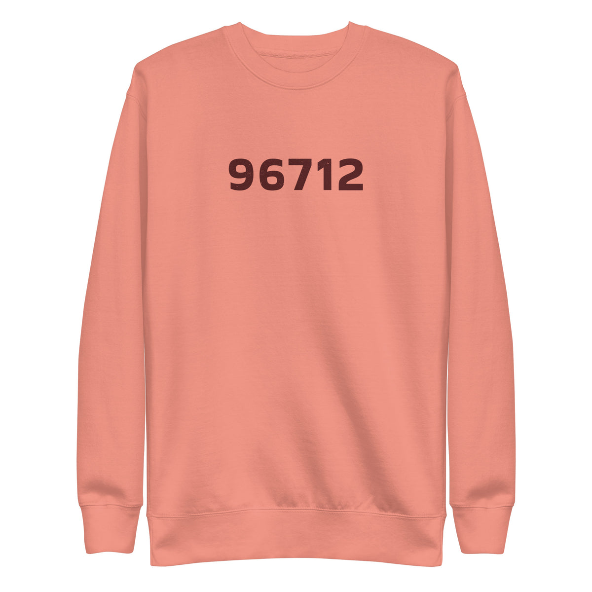 North Shore O'ahu Hawaii Zip 96712 vintage graphic, printed on a SodaPop Cool crew sweatshirt.