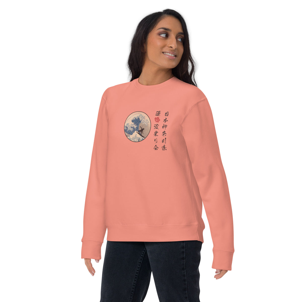 Lotus Surf Club Japan vintage graphic, printed on a SodaPop Cool crew sweatshirt.