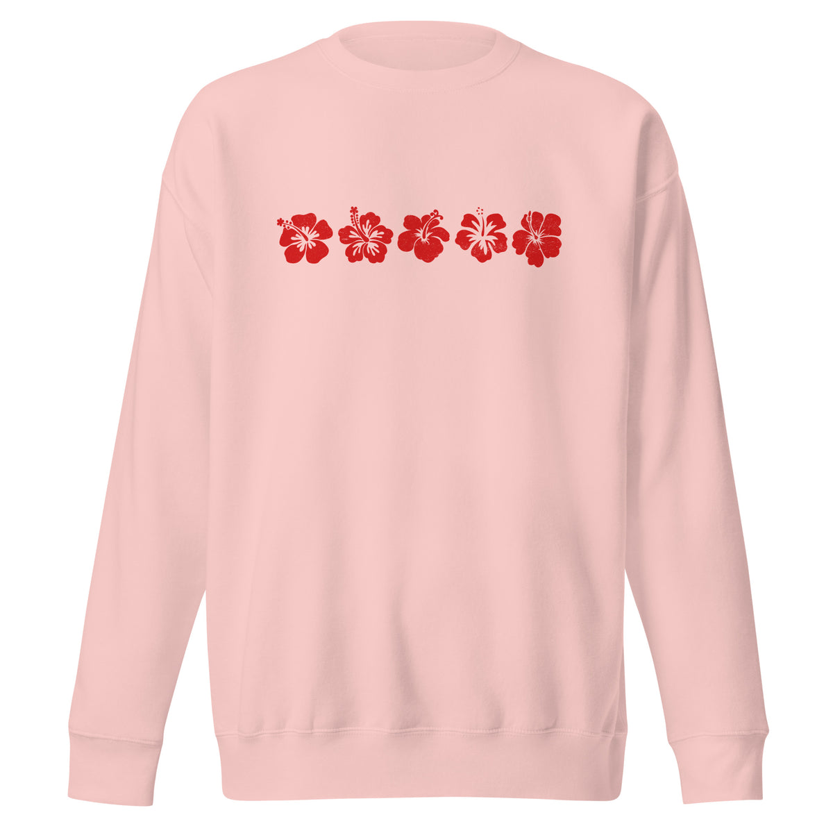 Aloha Hawaii Flowers vintage graphic, printed on a SodaPop Cool crew sweatshirt.