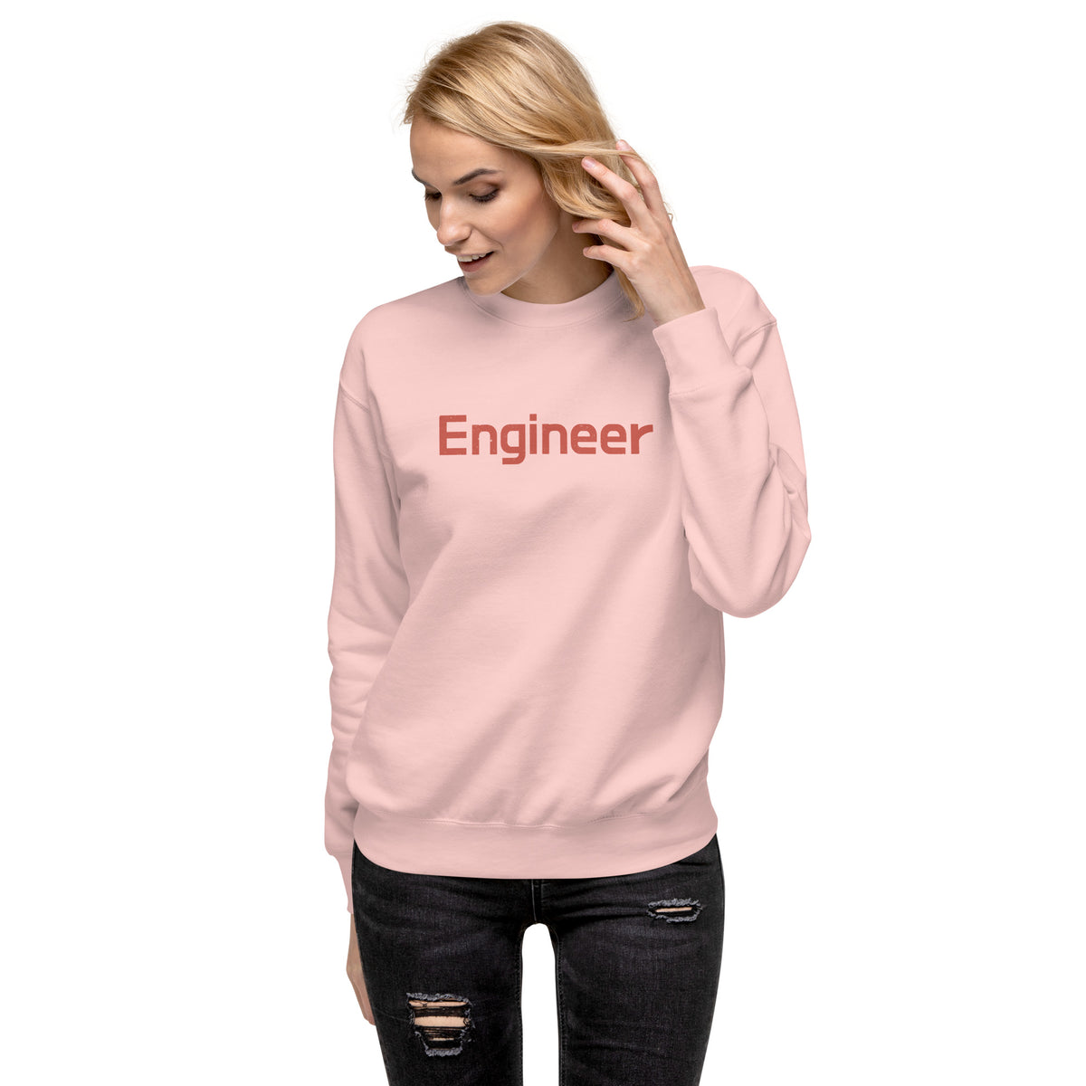 Engineer vintage graphic, printed on a SodaPop Cool crew sweatshirt.