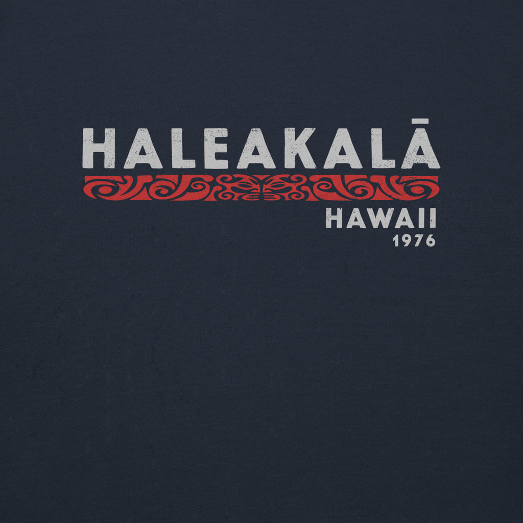 Haleakala Hawaii Park 1976 vintage graphic, printed on a SodaPop Cool crew sweatshirt.