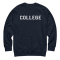 College vintage graphic, printed on a SodaPop Cool crew sweatshirt.