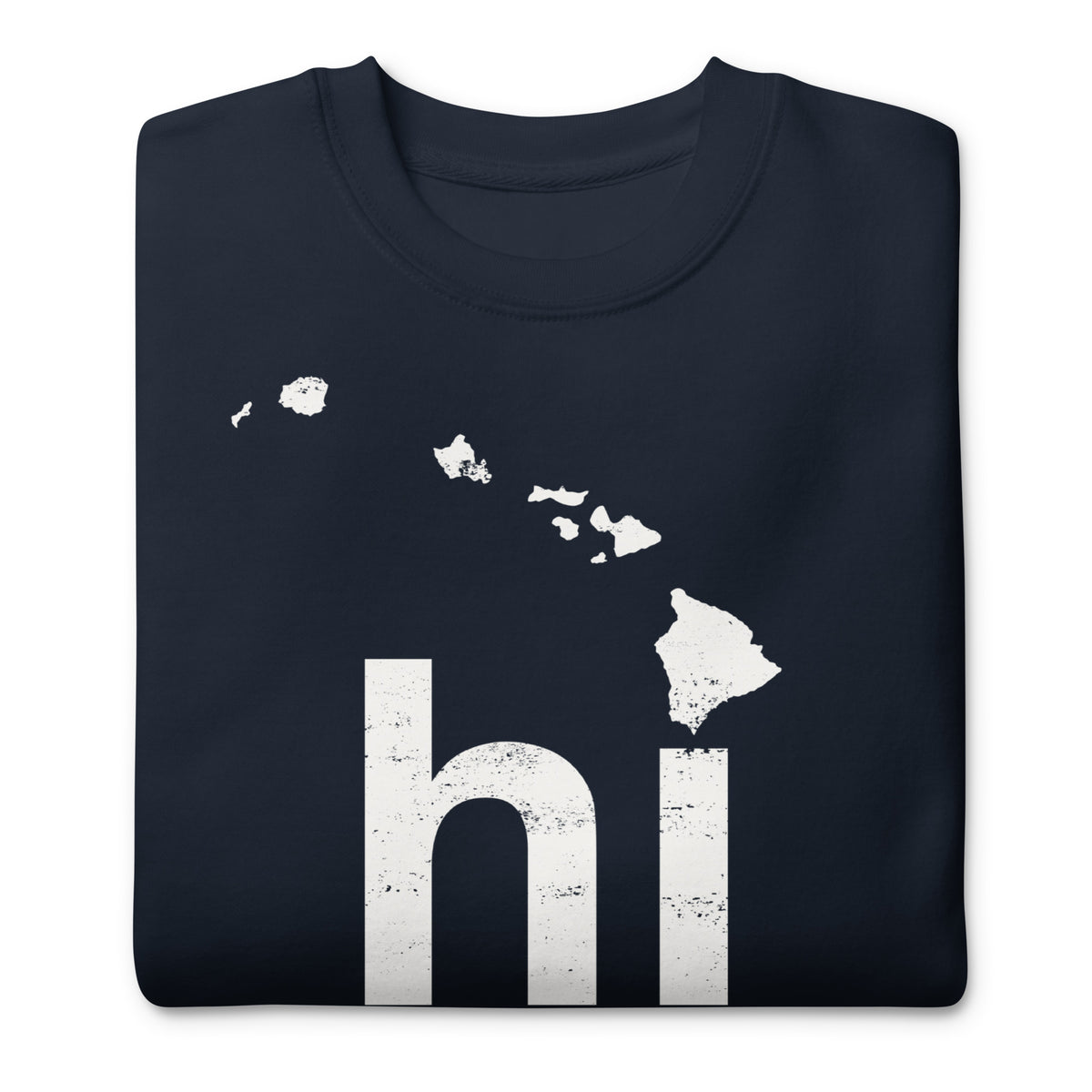 Aloha Hawaii Islands vintage graphic, printed on a SodaPop Cool crew sweatshirt.